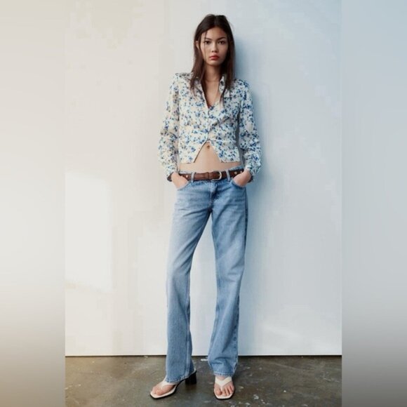 ZARA WOMEN'S SLIM FIT SHIRT sizeXS - Picture 3 of 8